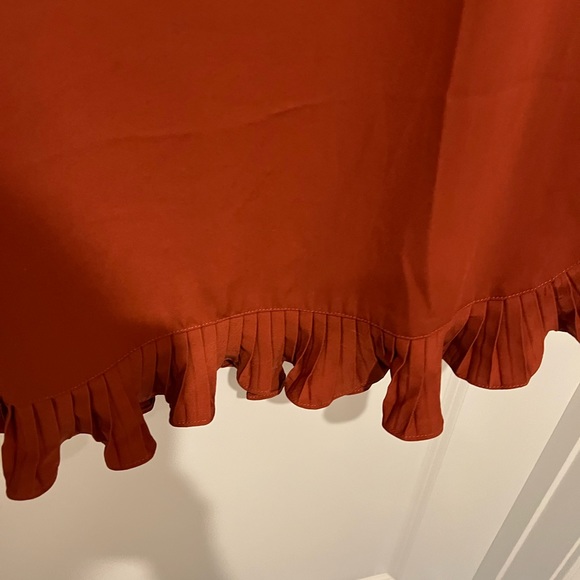 NEW❌$10❌She + Sky Women Jr. Multi-layered Pleated Ruffle Short Sleeve Dress, - Picture 4 of 5